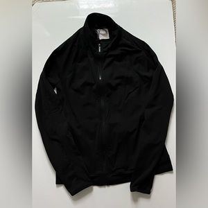 black fitted athleta jacket